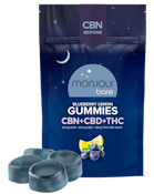 Bedtime Blueberry Lemon CBN Gummies - Monjour Bare - 18