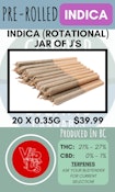 VERSUS - 20PK INDICA JAR OF JS (ROTATIONAL) PRS