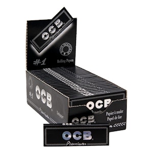 Maple Craft - ACC-OCB Premium Black 1.0 Single Wide Rolling Papers