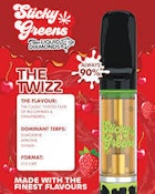 The Twizz Liquid Diamond 1g  Vape Cartridge - Sticky Greens