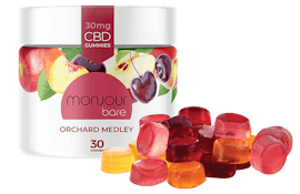 Orchard Medley Sugar Free CBD 30 Gummies - Monjour Bare - 30 pack