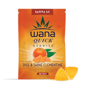 Rise & Shine Clementine 1:1 Sativa Gummies - Wana QUICK - 9