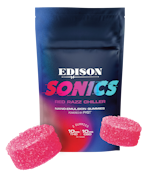 SONICS RED RAZZ CHILLER 1:1 CBD:THC NANO CHEWS - 9