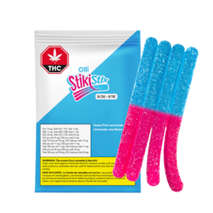 Olli StikiStix - StikiStix Sour Razzy Pink Lemonade 3:1 CBG:THC Chews - 4 X 2.5mg