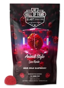 BLAST - Blast Sour Wild Raspberry Animal Style Live Rosin Gummy - 10mg