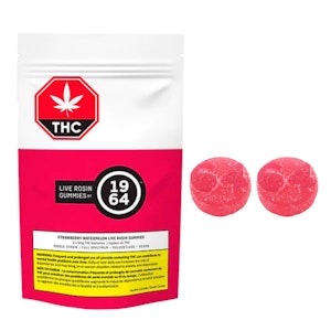 1964 - 1964 Strawberry Watermelon (Strawberry Cough) Live Rosin Chews - 2 X 5mg