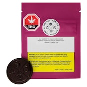 WILD RASPBERRY THC ORGANIC DARK CHOCOLATE - 5.5