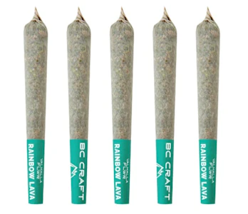 Valhalla Flwr - VALHALLA FLWR - RAINBOW LAVA DIAMOND & TERP SAUCE INFUSED PRE-ROLL - 2.5 GRAM - 5PK