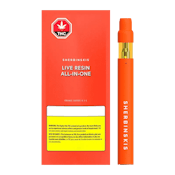 ORANGE SHERBS LIVE RESIN AIO DISPOSABLE PENS - 0.5