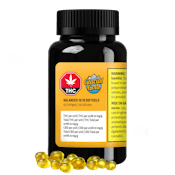 Balanced 10:10 THC/CBD Softgels - Glacial Gold - 50 pack