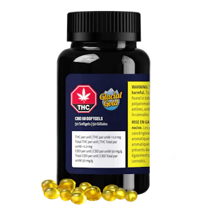 Glacial Gold - CBD 50 Softgels - Glacial Gold - 17.25