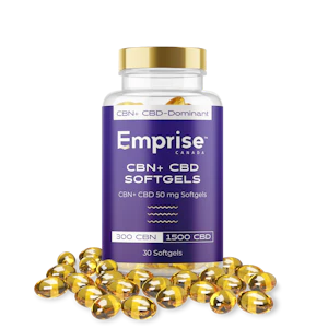 Emprise Canada - CBN+ CBD 50mg Softgels - Emprise Canada - 9.6
