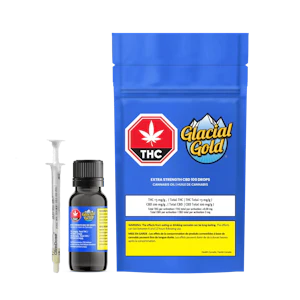Glacial Gold - Extra Strength CBD 100 Drops - Glacial Gold - 28.5