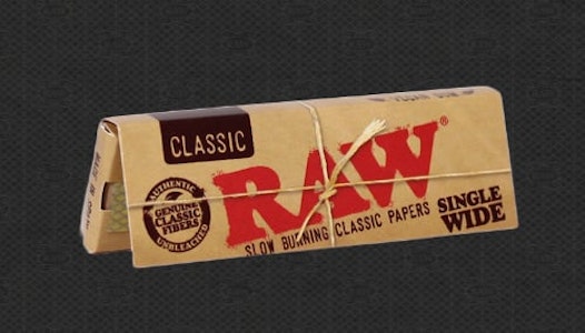 Raw - RAW CLASSIC NATURAL SINGLE WIDE SINGLE WINDOW ROLLING PAPERS