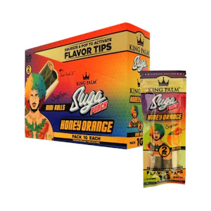 SmokeArs - King Palm Leaf Tube Mini Rolls Suga Punch 2pk