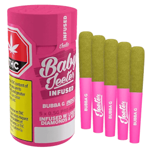 JEETER - JEETER Baby Jeeter Bubba G Diamond INFPR - KC (Indica) 5 x .5g