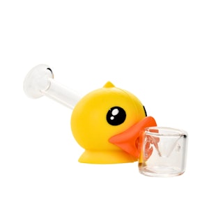 Smoke Arsenal - 5" Little Yellow Duck Head Glass Pipe