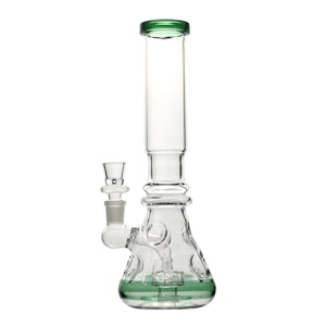 Smoke Arsenal - 10" Sedar Crater Percolator Bong (Dark Green)