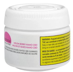 Monjour - Monjour Melon Berry Nano CBD 30 x 4.5g 20mg CBD Soft Chews