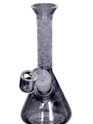 7" Glass Sandblasted Beaker Dab Rig
