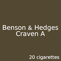 BENSON & HEDGES CRAVEN King Size 20