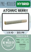 BC WEED CO - 2PK ATOMIC BERRY PRS