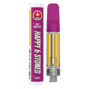 Happy & Stoned - Bold Bubba Pop Disty+Diamond 1g Vape Cartridge