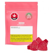 Wana Quick - Strawberry Sorbet 1:1:1 (THC:CBD:CBG) 5ct Soft Chews