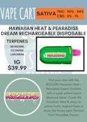 RIZZLERS - HAWAIIAN HEAT + PEARADISE DREAM DIAMOND DISPOSABLE