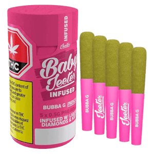 Baby Jeeter - Baby Jeeter Bubba G 5 x 0.5g Infused Pre-Rolls