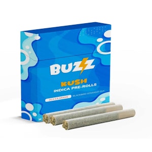 BUZZ - BUZZ- KUSH INDICA PR'S 20 X .5G PR'S (10G)