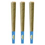 High Potency 50+ Diamond Infused Macchiato Gold Pre-Rolls 3x0.5g Resin