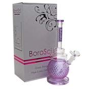 11" Crystal Ball Base Bong Purple