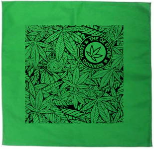The Oz Store - Apparel - Black and Green Bandana