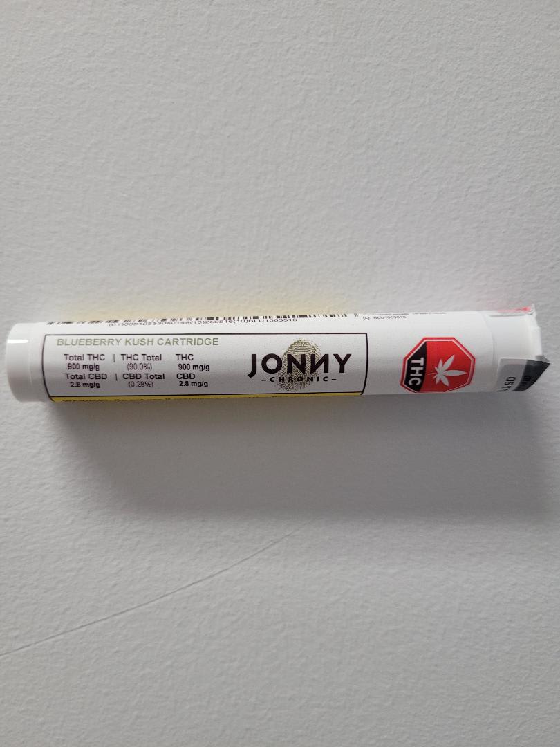 Jonny Chronic Blueberry Kush 1g Vape Cart