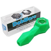 Dabware SIlicone Pipe Platinum Diamond - Green