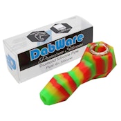 Dabware SIlicone Pipe Platinum Diamond - Rasta