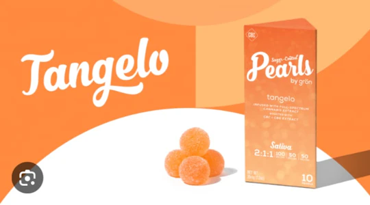 Pearls by gron - Tangelo 1:1:1 CBC:CBD:THC 5pc Soft Chews - Pearls