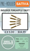 GA - 5PK PINEAPPLE DRIFT INFUSED PR'S