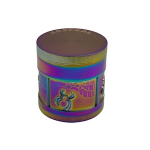 Yolo Cannabis - Managment Corp - Arsenal Spider Rainbow Mania 63mm 4-Pc Grinder