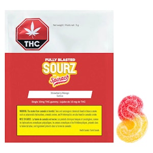 SOURZ by Spinach - Sourz Fully Blasted Strawberry Mango - 10mg