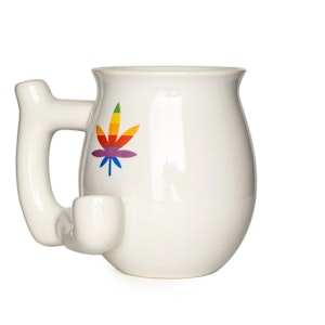 Green Leaf Sales - Rainbow Leaf Mug and Hand Pipe