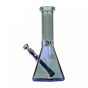 Green Leaf Sales - 12" Metallic Terminator Finish Hex Base Beaker - Blue