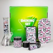Licensed 6-in-1 Smoking Gift Set - Pink Skull