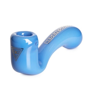 Red Eye Glass - ACC- Red Eye Glass - Sherlock Hand Pipe Periwinkle - 5"