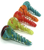 3.5" Insideout Twisted Hand Pipe - Various Colours