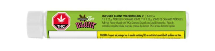 CLAYBOURNE FLYERS WATERMELON Z INFUSED BLUNT - 1.25