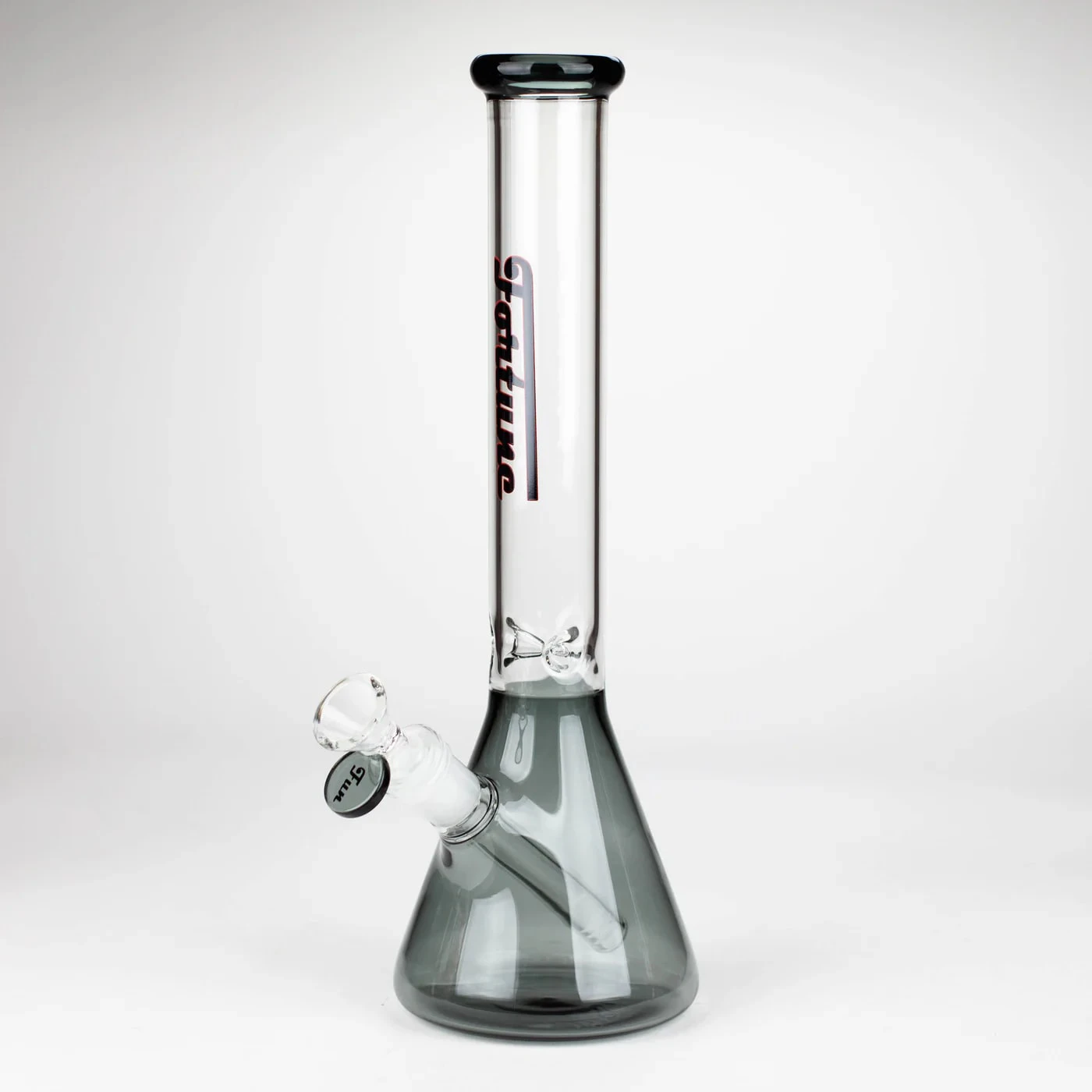 FORTUNE - 12" Black Beaker Bong Main Image