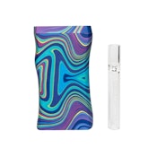Dugout Red Eye Glass Purple Swirl Design