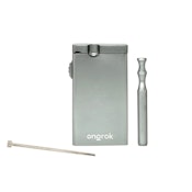 Dugout Ongrok Aluminum 3.25" with Taster Bat and Poker (Gun Metal)